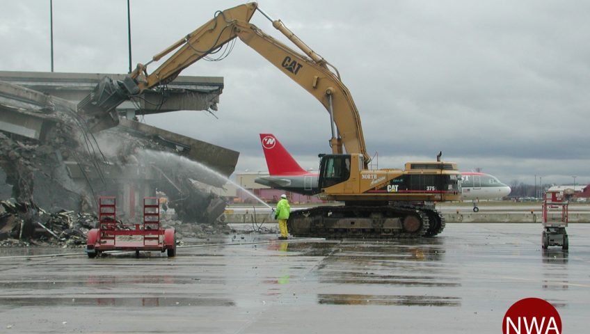 Detroit Metropolitan Wayne County Airport Demolition