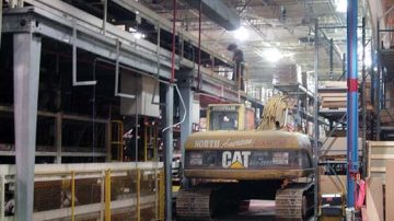 selective strip out automotive plant