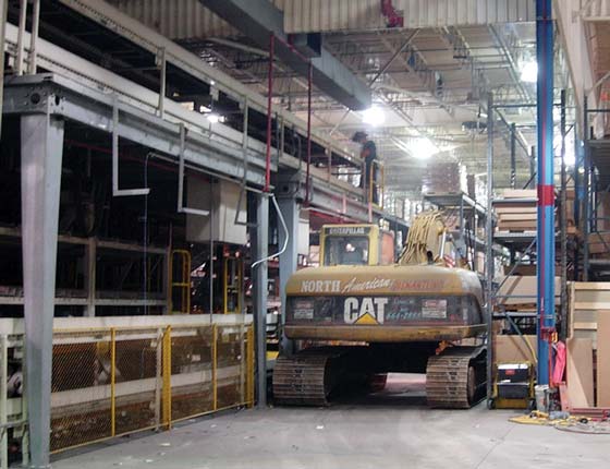 selective strip out automotive plant