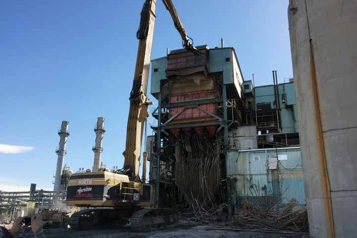 Demolition at Xcel Energy Arapaho